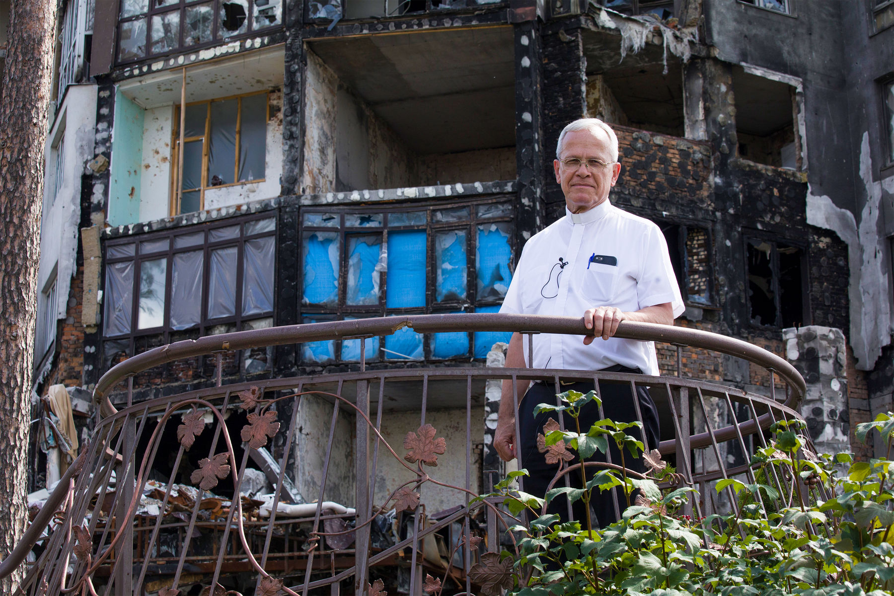 Допомогти відновитися після війни: президент &laquo;CNEWA&raquo; відвідав Ірпінь і&nbsp;Макарів