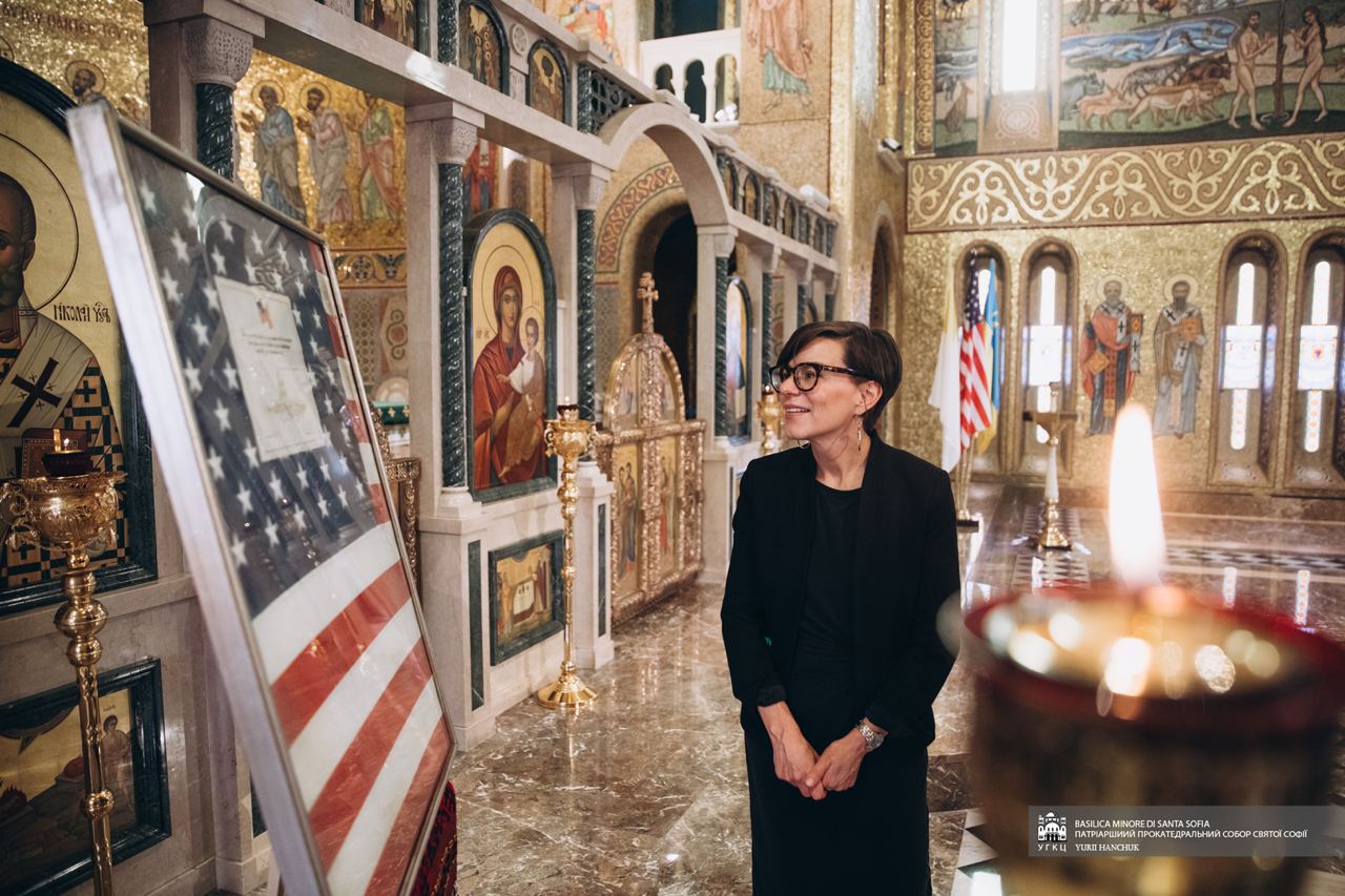 Дипломатична місія США при Ватикані відвідала Собор Святої Софії в&nbsp;Римі