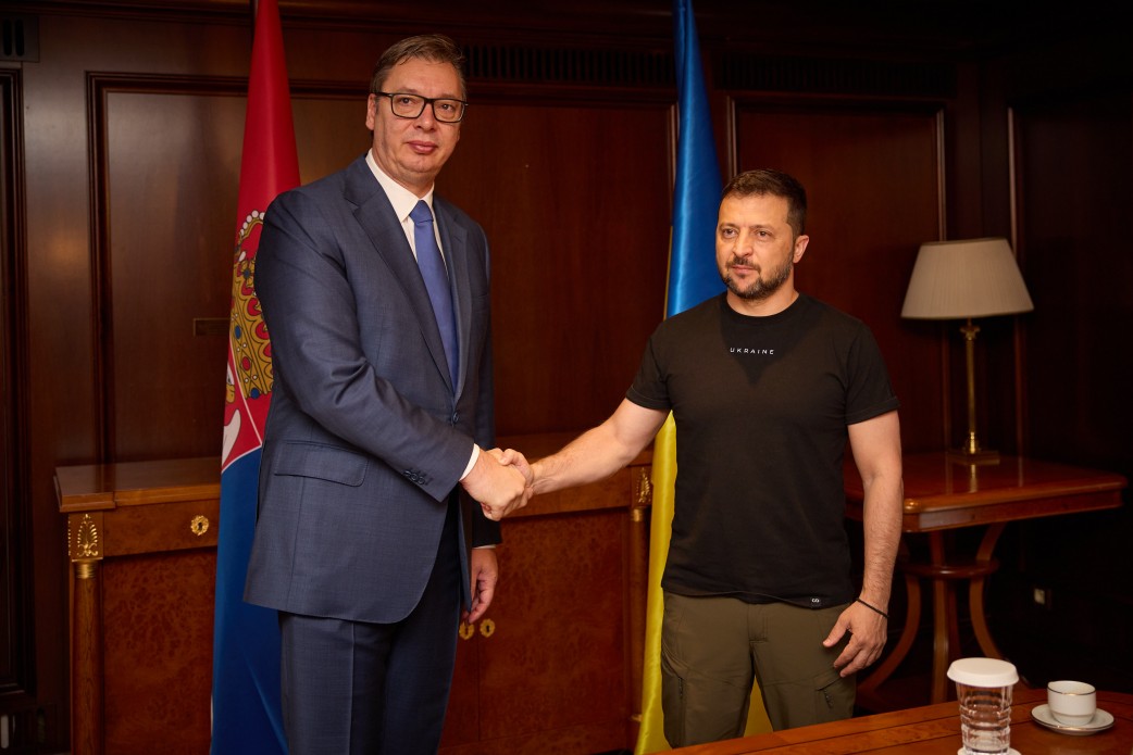 Глава держави зустрівся з Президентом Сербії на полях саміту Україна – Балкани Глава держави зустрівся з Президентом Сербії на полях саміту Україна – Балкани