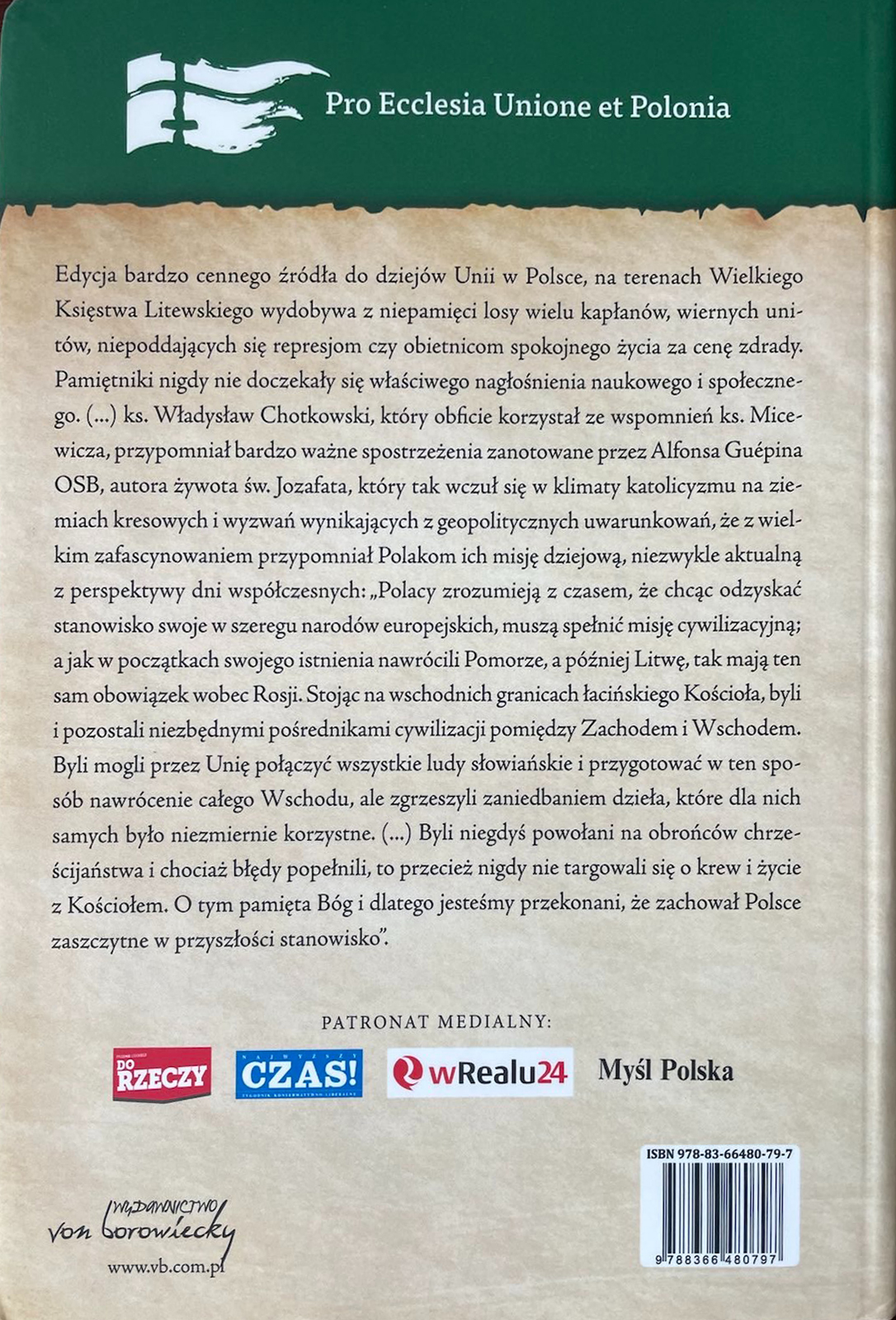 Глава УГКЦ подякував за&nbsp;книгу про о. Григора Мицевича: &laquo;Такі історичні праці принесуть добрі плоди у&nbsp;взаєминах поляків і&nbsp;українців&raquo;