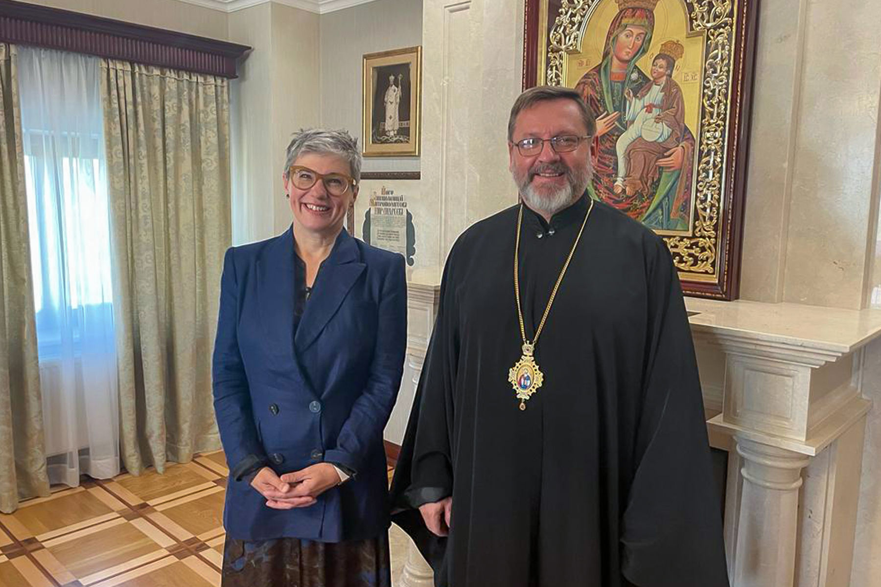 Глава УГКЦ зустрівся з&nbsp;новим послом Канади в&nbsp;Україні