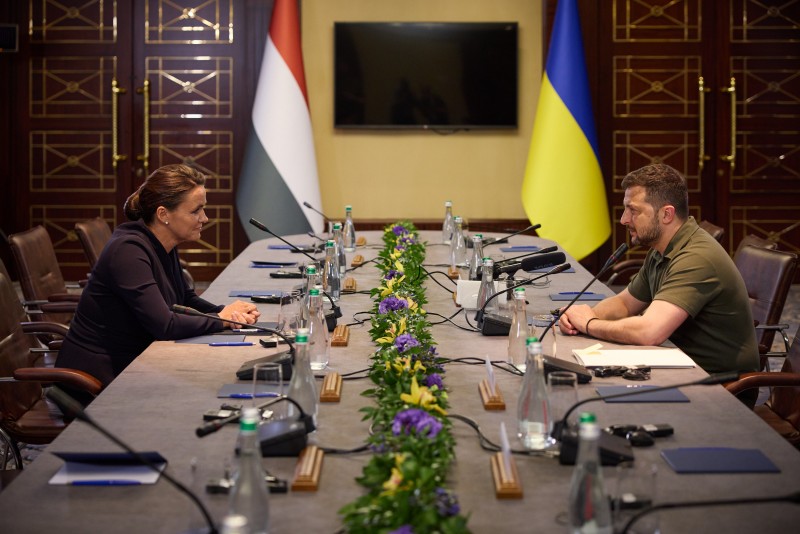 Президент України зустрівся з Президенткою Угорщини Президент України зустрівся з Президенткою Угорщини