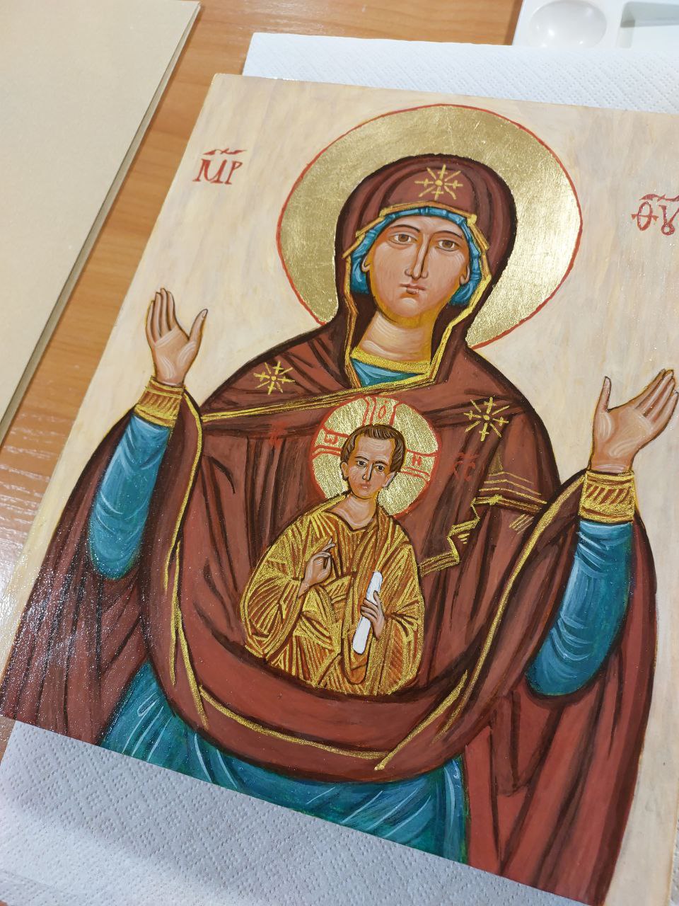 Свято Преображення Господнього у Краківці ознаменувалося освяченням ікон, які діти та молодь писали у супроводі іконописця Андрія Майовця Свято Преображення Господнього у Краківці ознаменувалося освяченням ікон, які діти та молодь писали у супроводі іконописця Андрія Майовця