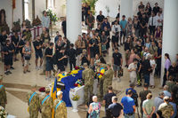 У Патріаршому соборі попрощалися із загиблим військовим пілотом «Джусом» У Патріаршому соборі попрощалися із загиблим військовим пілотом «Джусом»