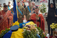 У Патріаршому соборі попрощалися із загиблим військовим пілотом «Джусом» У Патріаршому соборі попрощалися із загиблим військовим пілотом «Джусом»