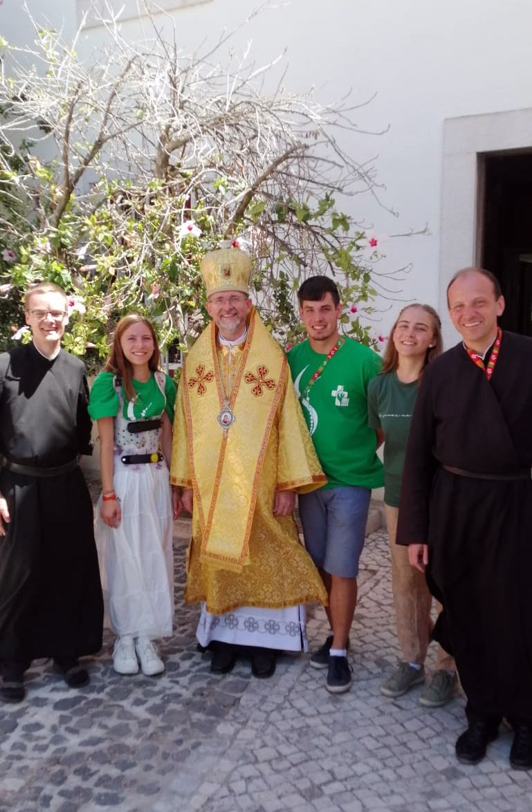 Владика Богдан Дзюрах на&nbsp;СДМ провів катехизу для німецької та&nbsp;австрійської молоді