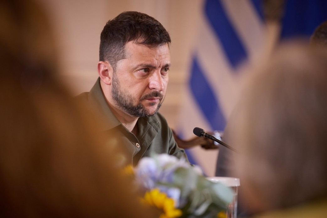 Володимир Зеленський провів зустріч із Президентом Греції Володимир Зеленський провів зустріч із Президентом Греції