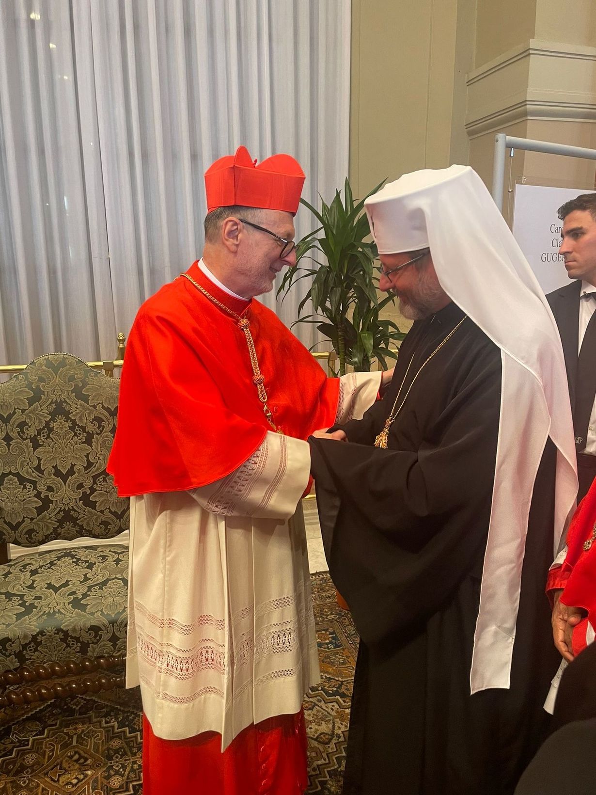 Блаженніший Святослав привітав Префекта Дикастерії для Східних Церков з&nbsp;отриманням кардинальської гідності