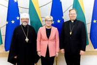 Блаженніший Святослав зустрівся з Прем’єр-міністром Литви Інґрідою Шимоніте Блаженніший Святослав зустрівся з Прем’єр-міністром Литви Інґрідою Шимоніте