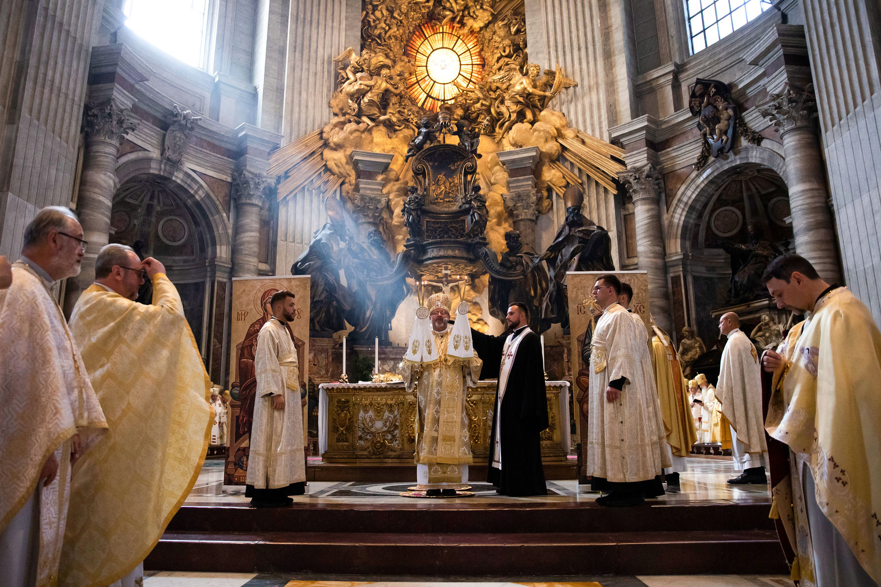 Глава УГКЦ: &laquo;З&nbsp;гробу святого Петра кажемо Риму і&nbsp;світові: Україна стоїть! Україна бореться! Україна молиться!&raquo;