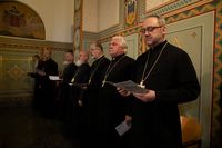 Єпископи УГКЦ помолилися Молебень до&nbsp;Святого Духа та&nbsp;склали присягу на&nbsp;початок Синоду