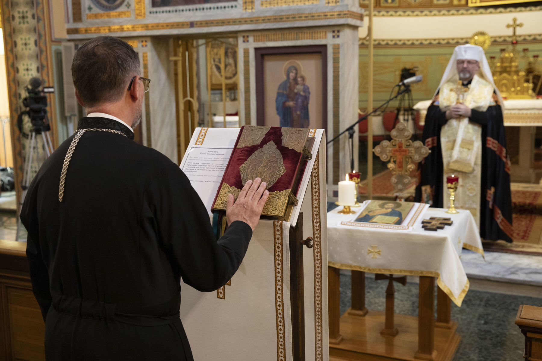 Єпископи УГКЦ помолилися Молебень до&nbsp;Святого Духа та&nbsp;склали присягу на&nbsp;початок Синоду