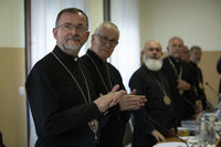 Кардинали П’єтро Паролін і Курт Кох зустрілися з єпископами Синоду УГКЦ Кардинали П’єтро Паролін і Курт Кох зустрілися з єпископами Синоду УГКЦ