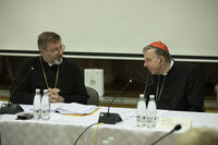 Кардинали П’єтро Паролін і Курт Кох зустрілися з єпископами Синоду УГКЦ Кардинали П’єтро Паролін і Курт Кох зустрілися з єпископами Синоду УГКЦ
