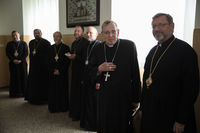 Кардинали П’єтро Паролін і Курт Кох зустрілися з єпископами Синоду УГКЦ Кардинали П’єтро Паролін і Курт Кох зустрілися з єпископами Синоду УГКЦ