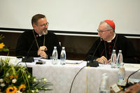 Кардинали П’єтро Паролін та Курт Кох зустрілися з єпископами Синоду УГКЦ Кардинали П’єтро Паролін та Курт Кох зустрілися з єпископами Синоду УГКЦ