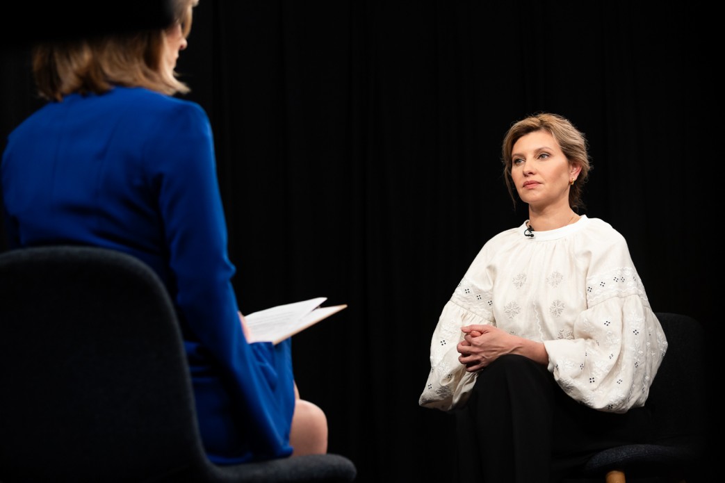 Олена Зеленська в інтерв’ю CBS: Замало, щоб світ знав про насильство росіян проти українських дітей, – потрібне покарання злочинців Олена Зеленська в інтерв’ю CBS: Замало, щоб світ знав про насильство росіян проти українських дітей, – потрібне покарання злочинців