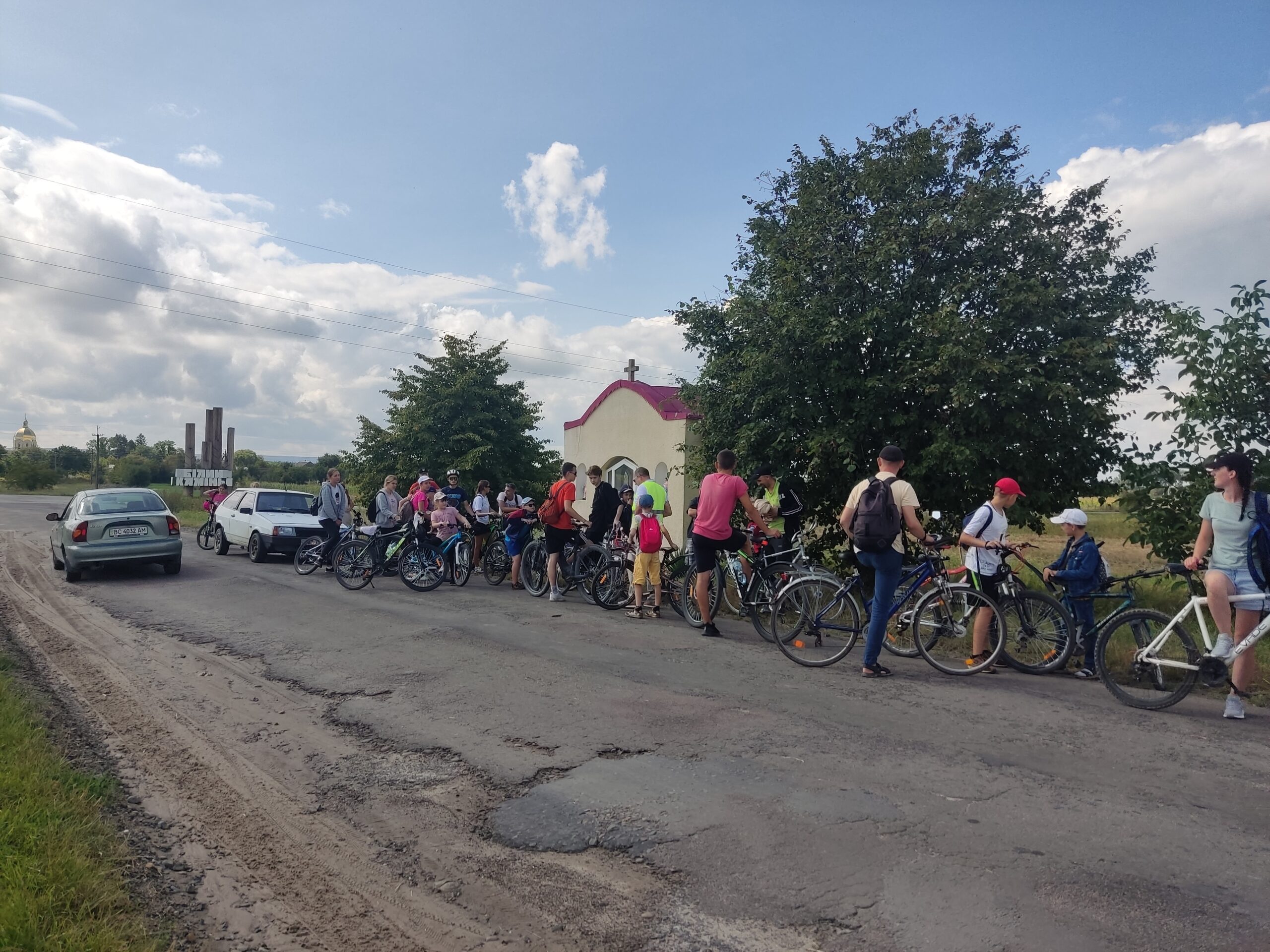 Велопроща молоді Княжого деканату на Підлиську гору Велопроща молоді Княжого деканату на Підлиську гору