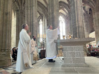 Паризька єпархія УГКЦ долучилася до відзначення тисячоліття Абатства Сан-Мішель Паризька єпархія УГКЦ долучилася до відзначення тисячоліття Абатства Сан-Мішель