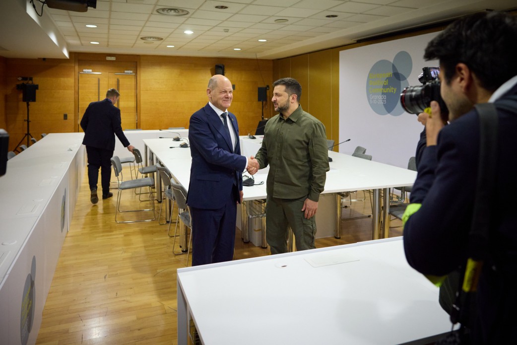 Президент провів зустріч із Федеральним канцлером Німеччини Президент провів зустріч із Федеральним канцлером Німеччини