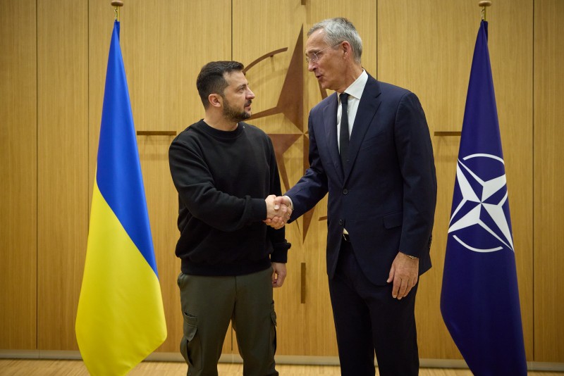 Президент України зустрівся з Генеральним секретарем НАТО Президент України зустрівся з Генеральним секретарем НАТО