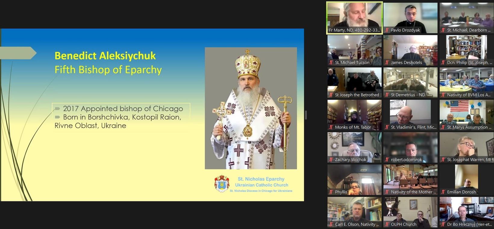 У Чикаго провели першу сесію єпархіального собору У Чикаго провели першу сесію єпархіального собору