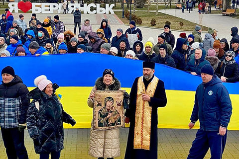 Глава УГКЦ у&nbsp;92-й тиждень війни: Від імені 25&nbsp;тисяч полонених цивільних українців хочемо сказати, що&nbsp;Україна бореться!