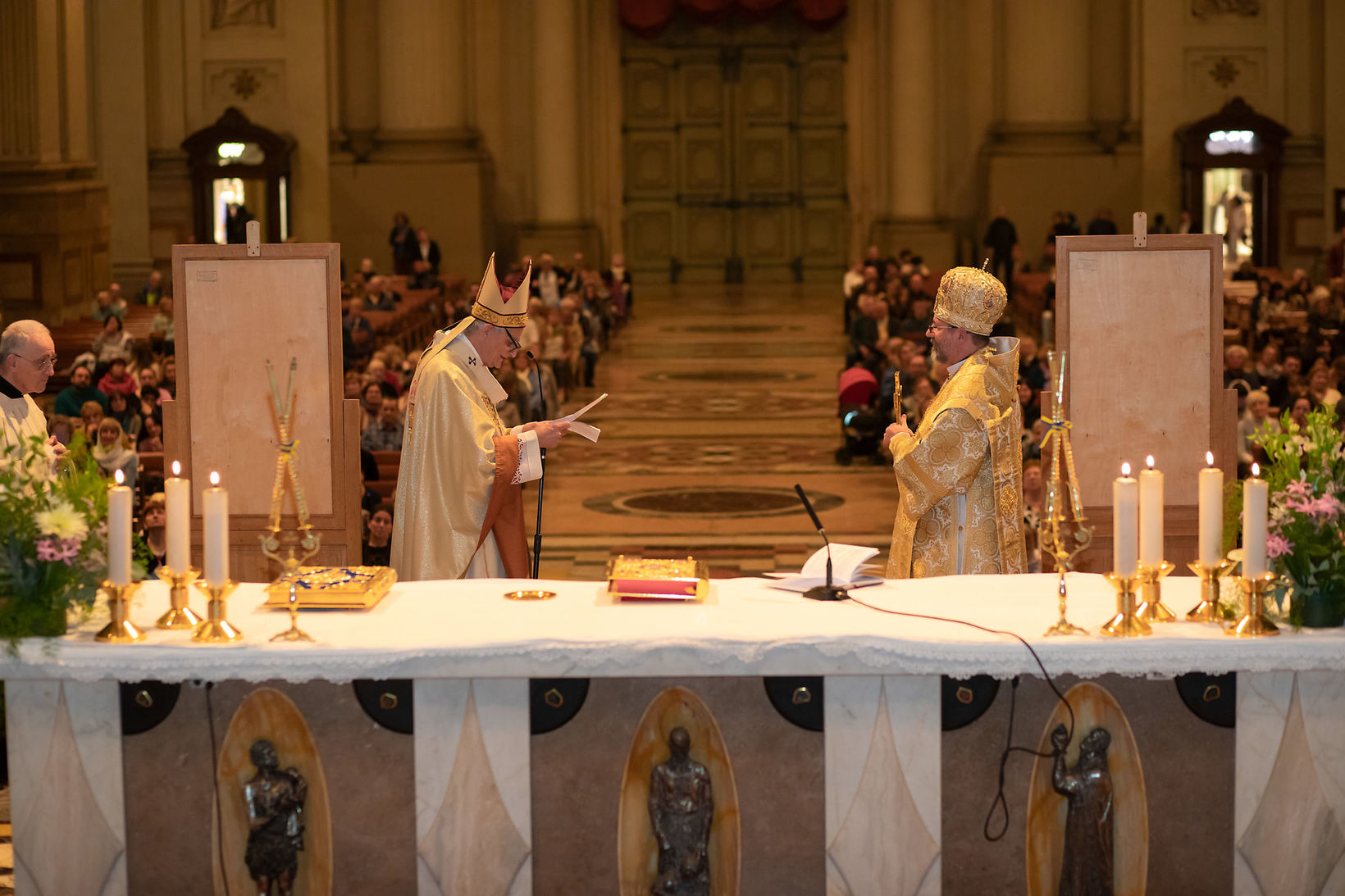 Глава УГКЦ у&nbsp;Болоньї: &laquo;Знайте, що&nbsp;Україна бореться і&nbsp;переможе, тому що&nbsp;ми&nbsp;з&nbsp;вами разом молимося&raquo;