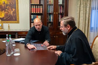 Глава УГКЦ зустрівся в&nbsp;Києві із&nbsp;проводом Світового конгресу українців