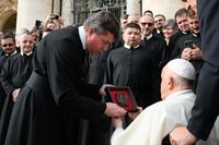 Папа Франциск зустрівся з&nbsp;монахами Василіанського чину святого Йосафата