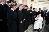 Папа Франциск зустрівся з&nbsp;монахами Василіанського чину святого Йосафата