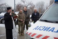 &laquo;Quantum satis&raquo;: Глава УГКЦ благословив соте авто для ЗСУ, яке прибуло зі&nbsp;Словаччини