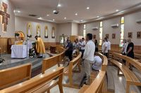 У Катарі вперше відслужили Божественну Літургію українською мовою У Катарі вперше відслужили Божественну Літургію українською мовою