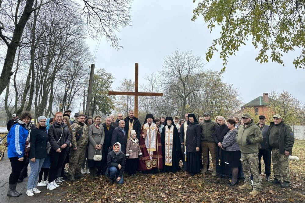 У місті Лозова освятили наріжний камінь для будівництва храму Преображення Господнього