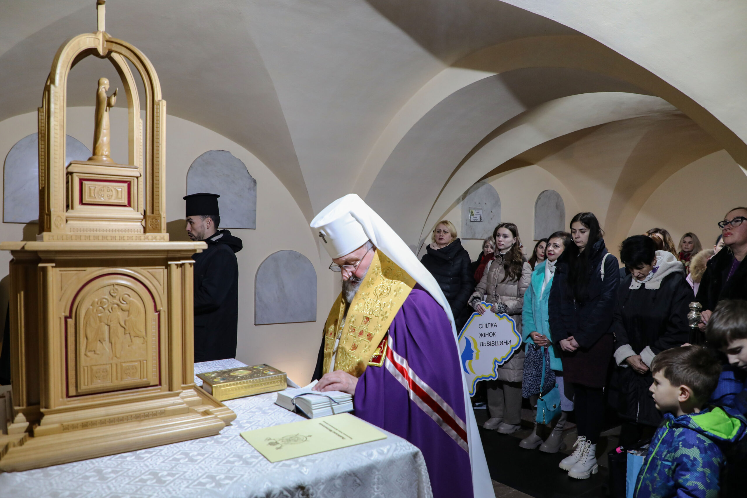 Архиєпископ і Митрополит Львівський Ігор звершив молебень за участі членкинь Обласної громадської організації «Спілка жінок Львівщини» Архиєпископ і Митрополит Львівський Ігор звершив молебень за участі членкинь Обласної громадської організації «Спілка жінок Львівщини»