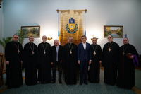 Глава УГКЦ з єпископами Постійного Синоду відвідав університети у&nbsp;Чернівцях