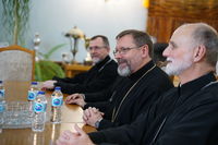 Глава УГКЦ з&nbsp;єпископами Постійного Синоду відвідав університети в&nbsp;Чернівцях