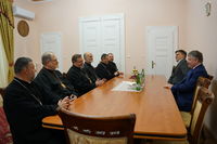 Глава УГКЦ з&nbsp;єпископами Постійного Синоду відвідав університети в&nbsp;Чернівцях