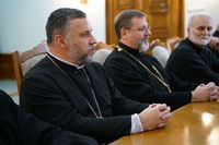 Глава УГКЦ з&nbsp;єпископами Постійного Синоду відвідав університети в&nbsp;Чернівцях