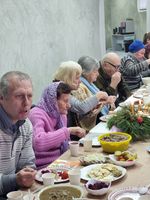 Як в&nbsp;УГКЦ розділили різдвяну трапезу з&nbsp;потребуючими