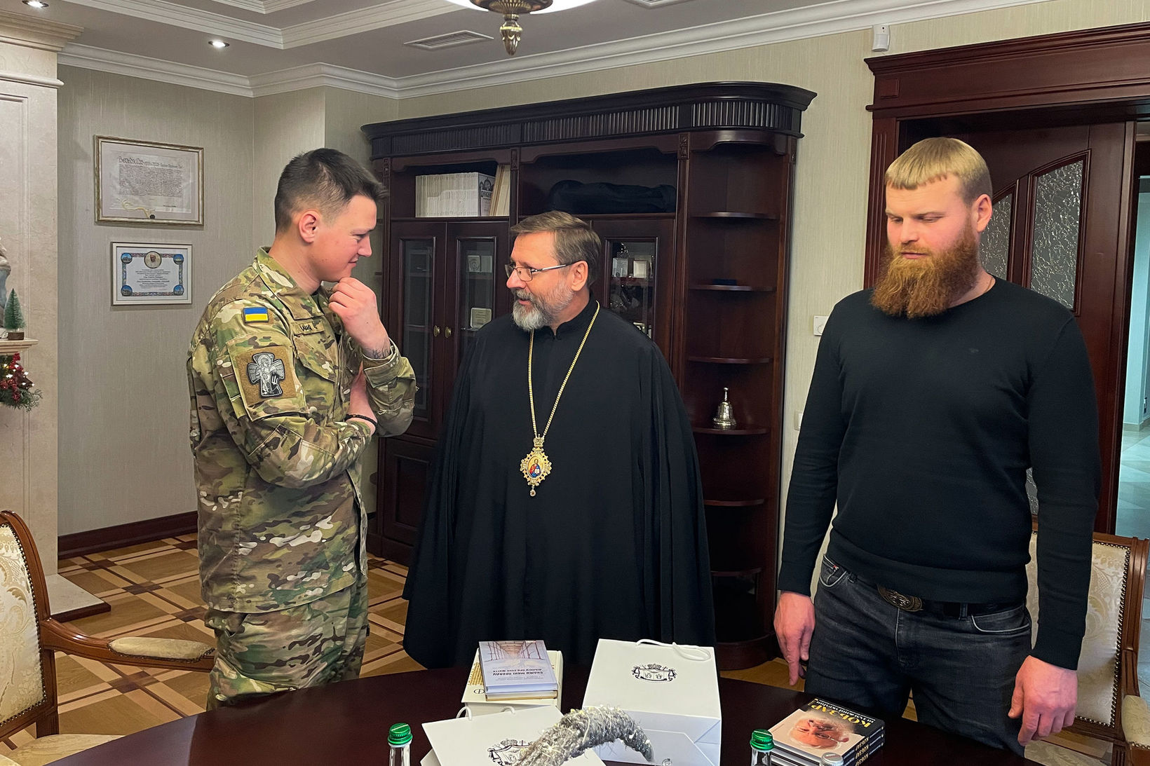 Серед перших колядників Блаженнішого Святослава&nbsp;&mdash; поет і&nbsp;військовий &laquo;Давид&raquo; з&nbsp;друзями