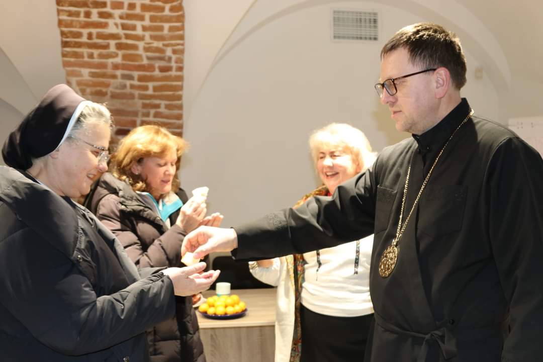 Відбулася Різдвяна просфора для катехитів Львівської архиєпархії Відбулася Різдвяна просфора для катехитів Львівської архиєпархії