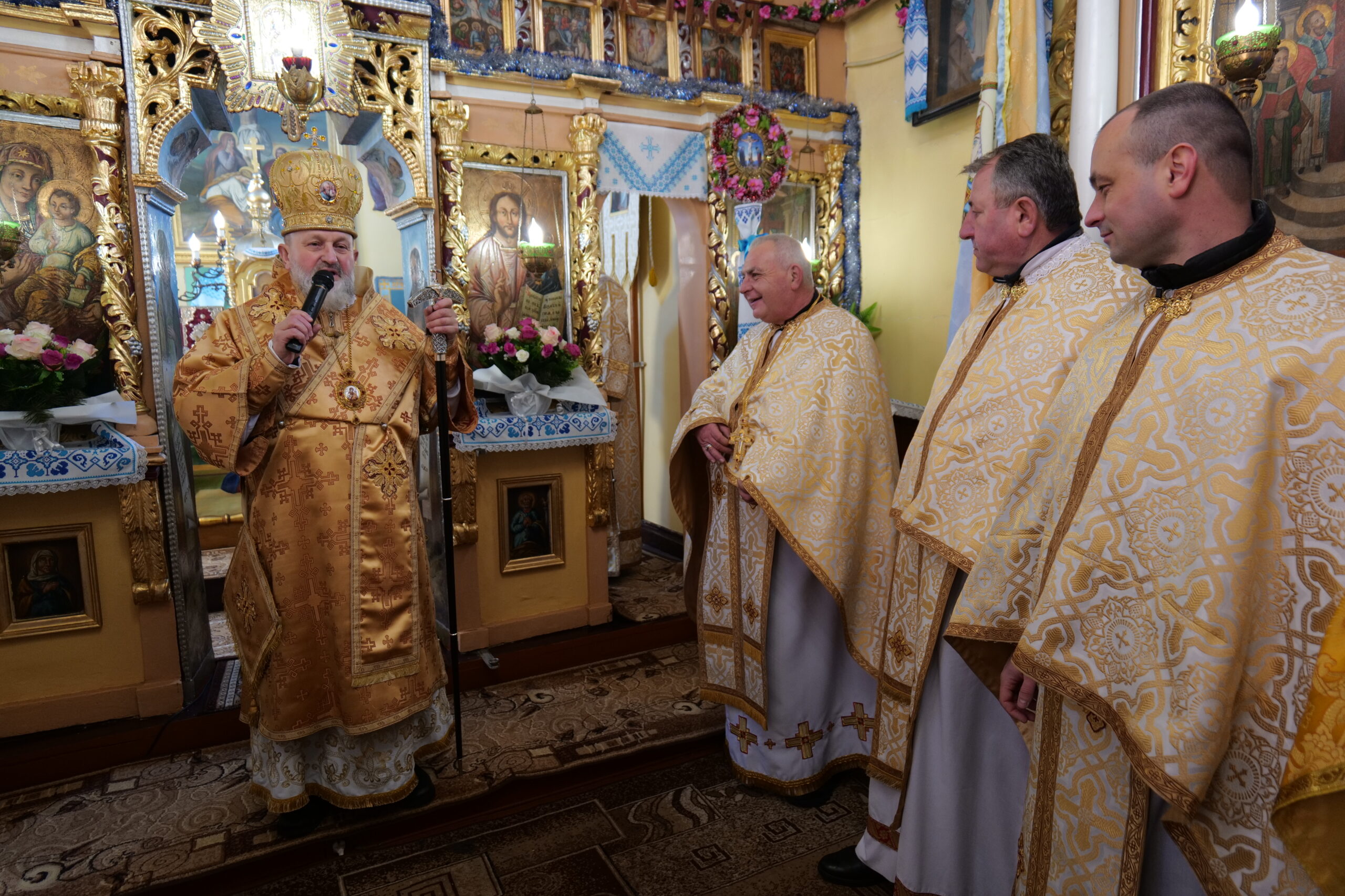 Архиєпископ і Митрополит Львівський привітав отця Степана Нанівського з 60-літтям Архиєпископ і Митрополит Львівський привітав отця Степана Нанівського з 60-літтям