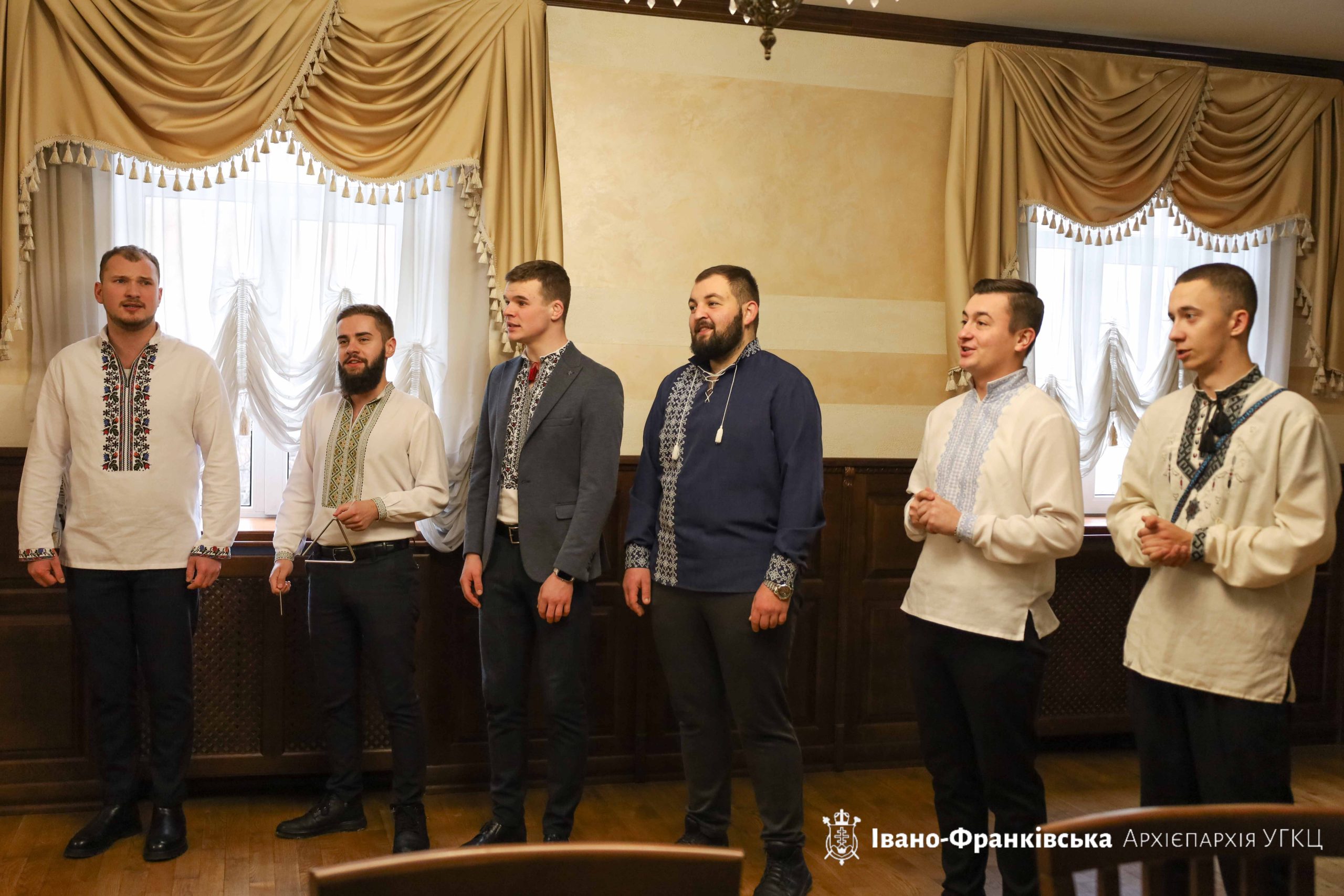 До архієпархіального управління завітали колядники До архієпархіального управління завітали колядники