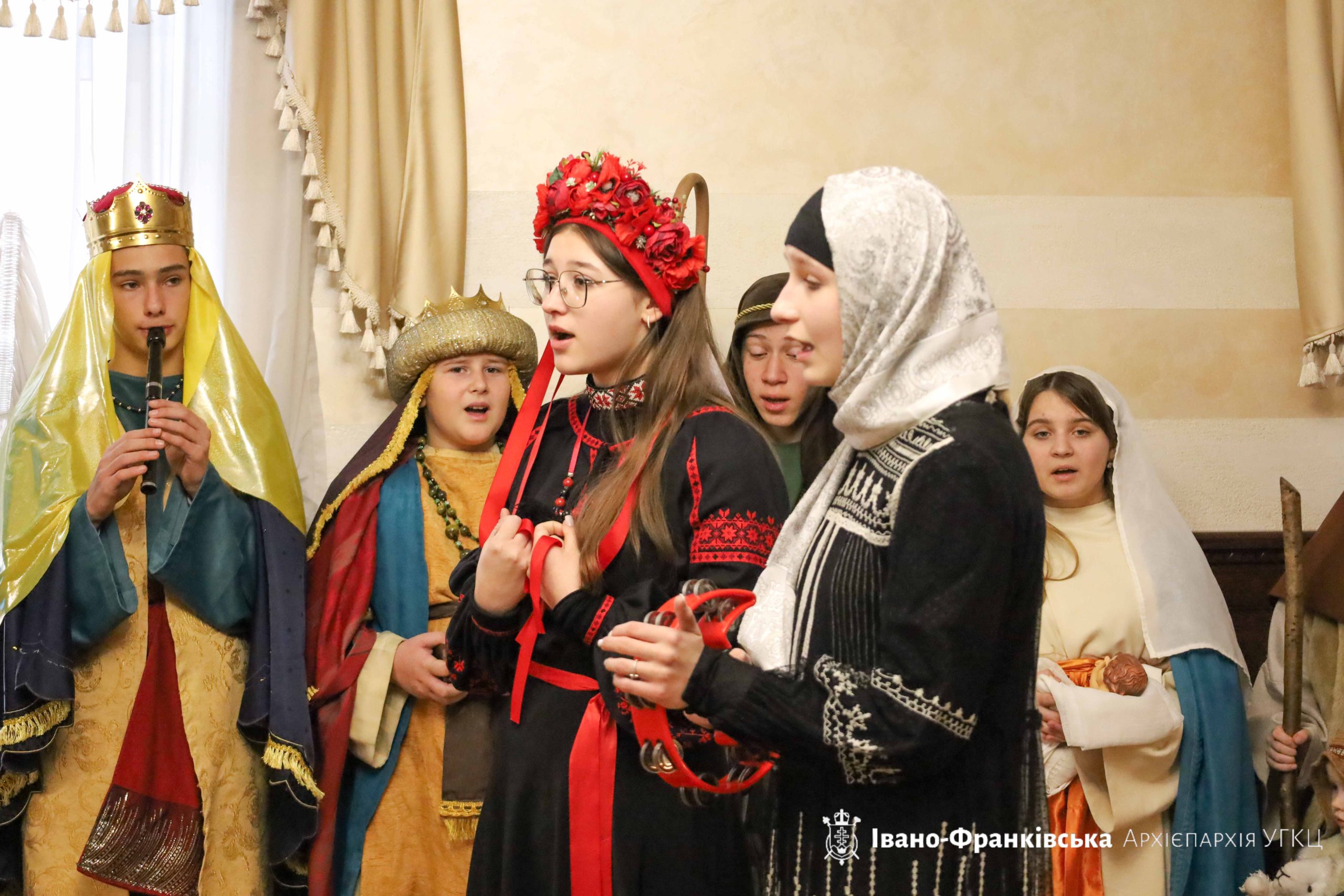 До архієпархіального управління завітали колядники До архієпархіального управління завітали колядники