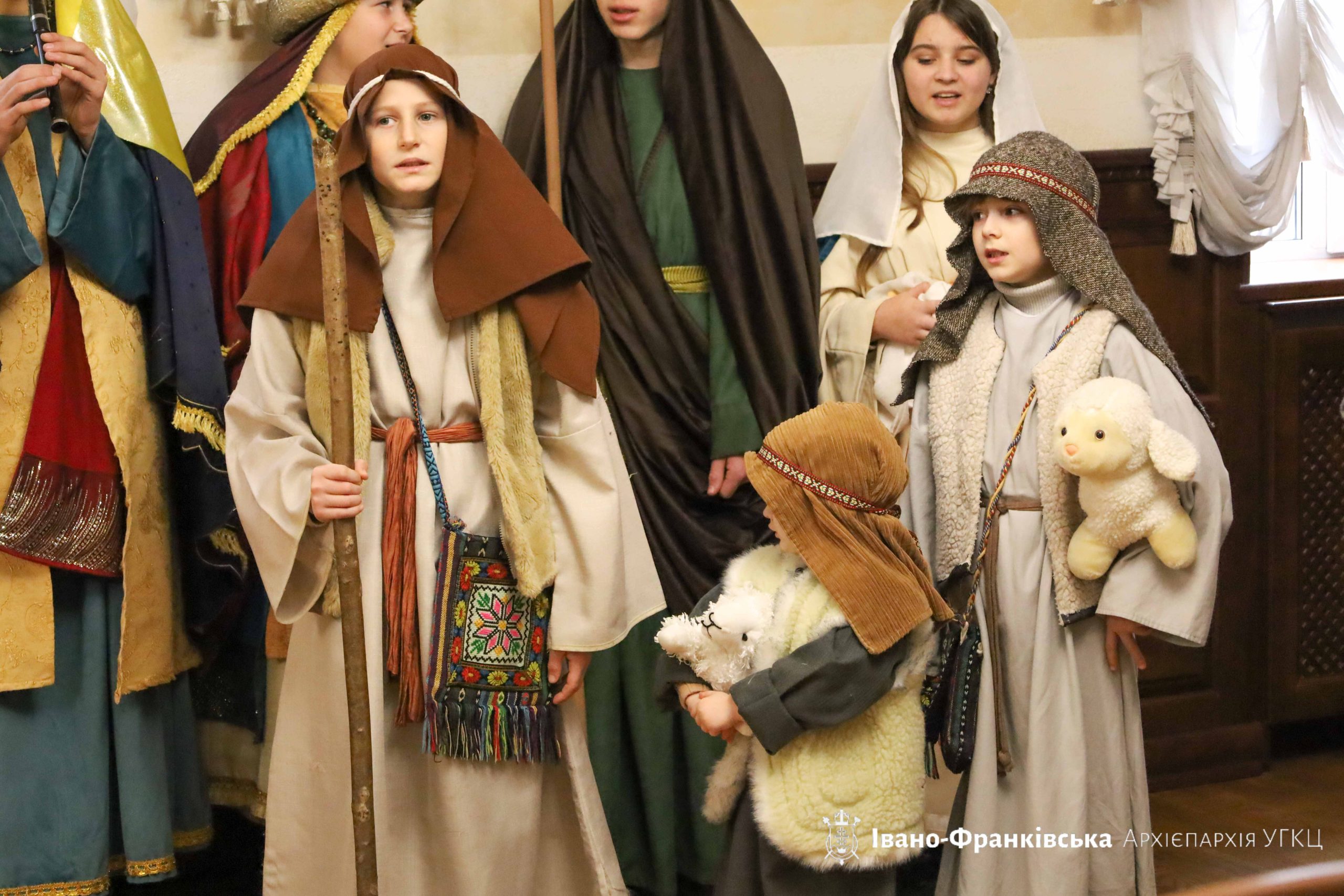 До архієпархіального управління завітали колядники До архієпархіального управління завітали колядники