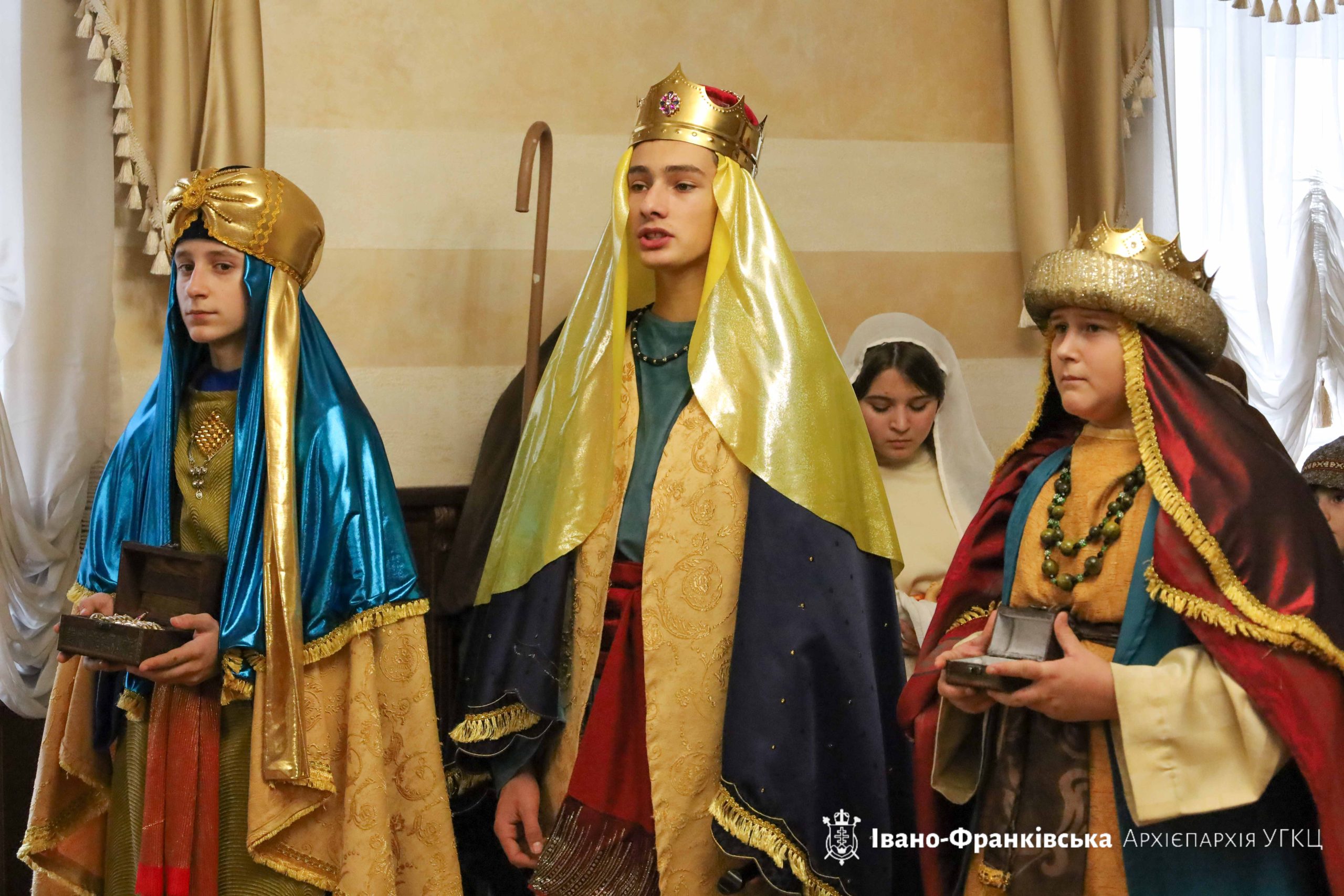 До архієпархіального управління завітали колядники До архієпархіального управління завітали колядники