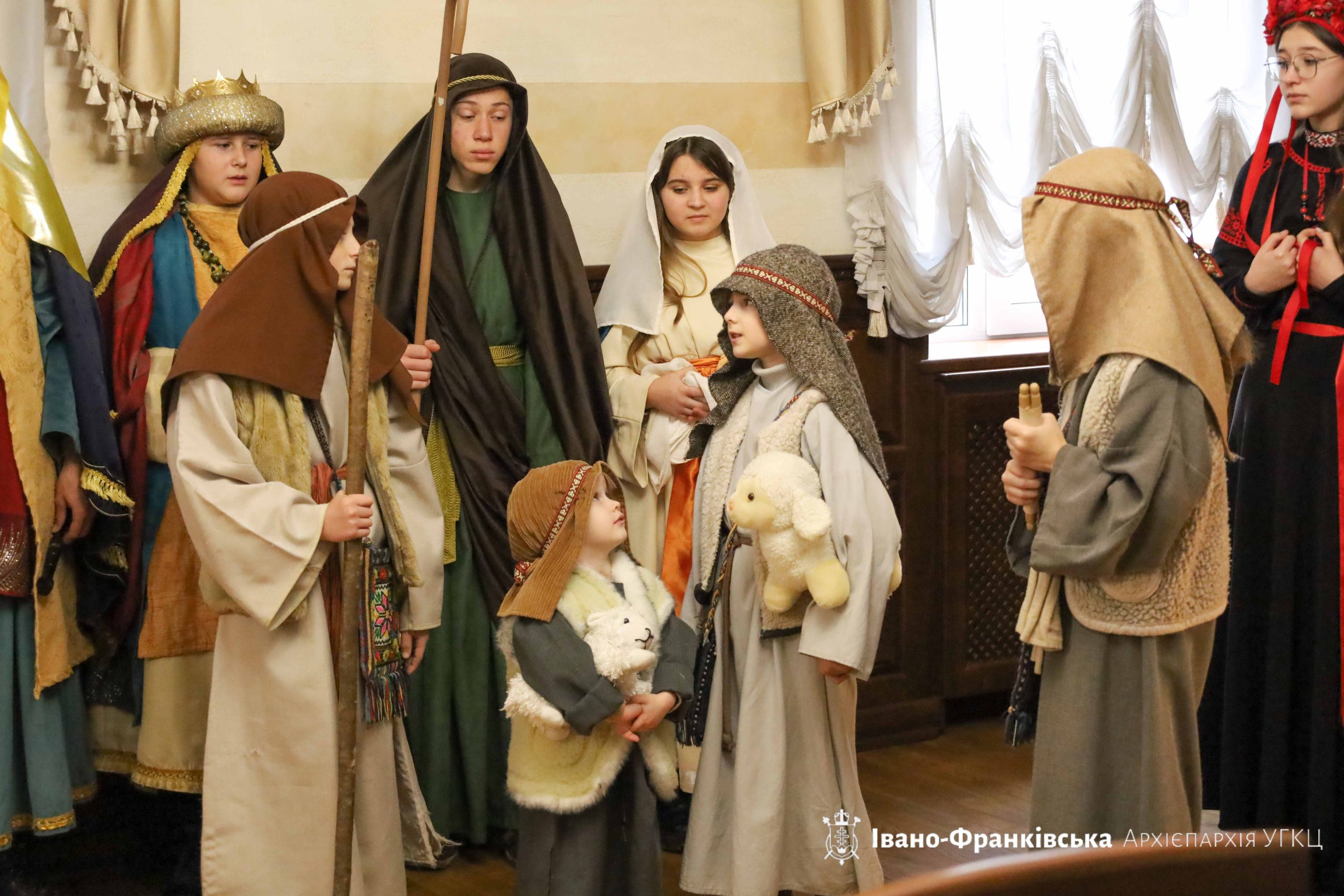 До архієпархіального управління завітали колядники До архієпархіального управління завітали колядники