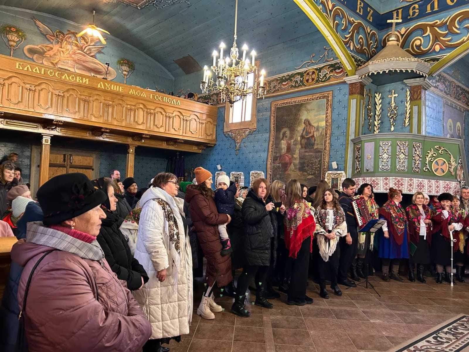 На парафії села Вовчинець відбулася розколяда На парафії села Вовчинець відбулася розколяда