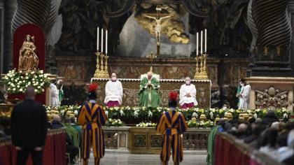 Програма богослужінь, які очолить Папа протягом січня і лютого Програма богослужінь, які очолить Папа протягом січня і лютого